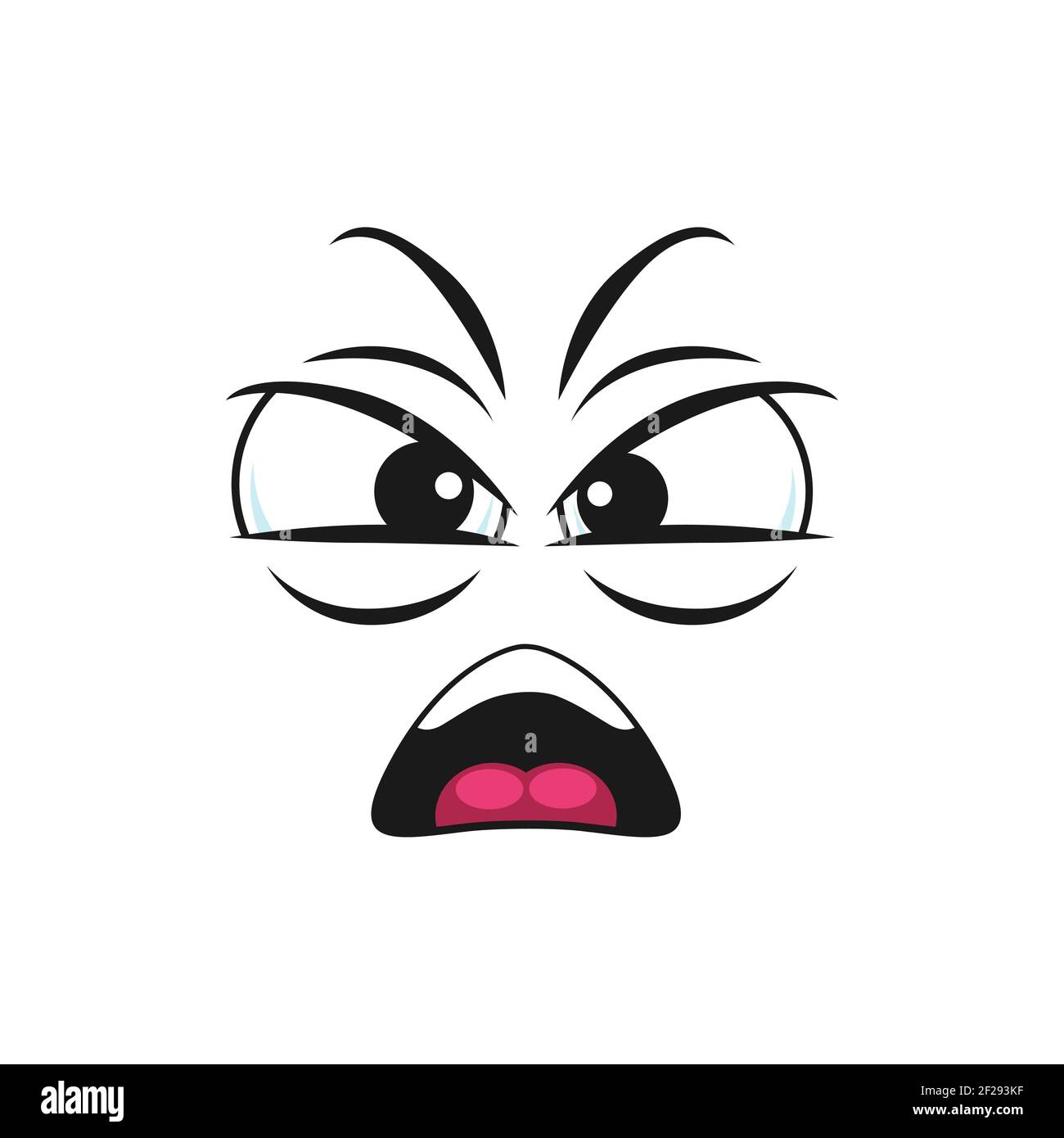 emoji faces expression sad mood surprise scared cartoon vector illustration  Stock Vector Image & Art - Alamy