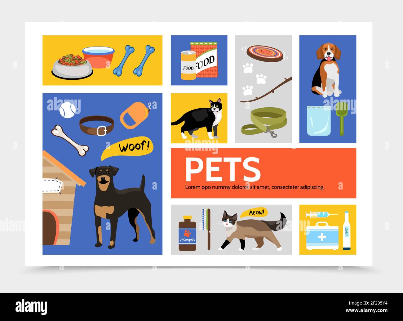 Pet templates Stock Vector Images - Alamy