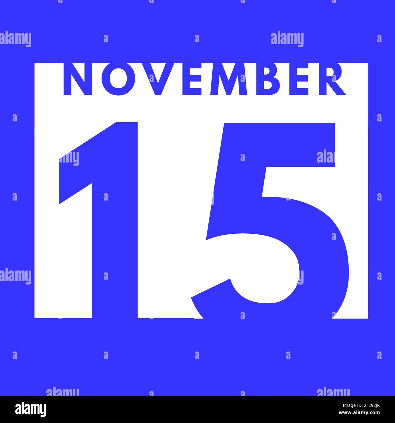 The Month Of November Calendar 