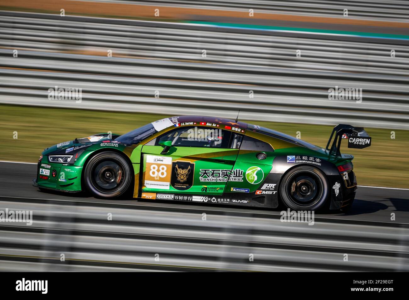 88 TIANSHI RACING TEAM (CHN) AUDI R8 LMS GT ALEX AU (HKG) CHEN WEIAN (CHN)  JEAN KARL VERNAY (FRA) during the 2018 / 2019 Asian le Mans Series  Championship, 4 Hours of