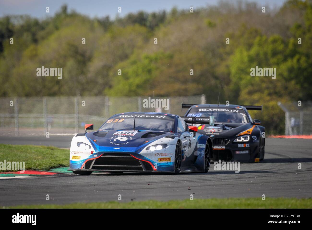 188 Alexander West Chris Harris Chris Goodwin Aston Martin Vantage AMR GT3 Garage 59 action during Blancpain GT Series Endurance Cup 2019 at Silverstone from May 10 to 12 2019 Photo Alex Guillaumot DP...