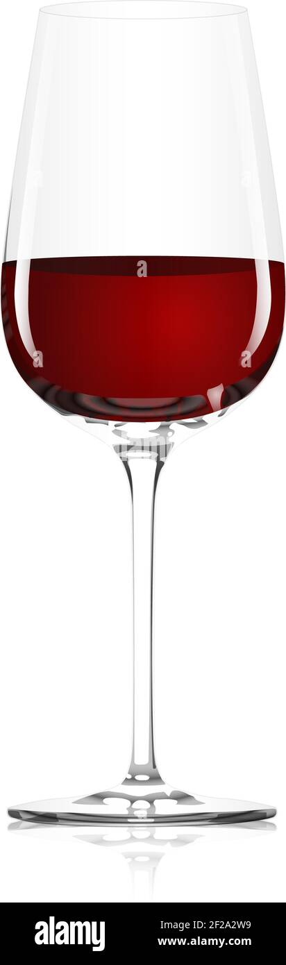 Filling red wine glass Stock Vector Images - Alamy