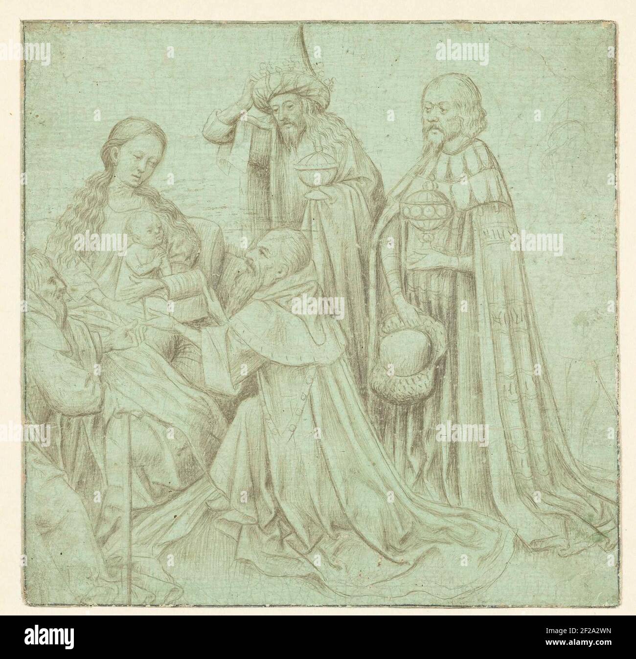 The Adoration of the Magi Stock Photo - Alamy