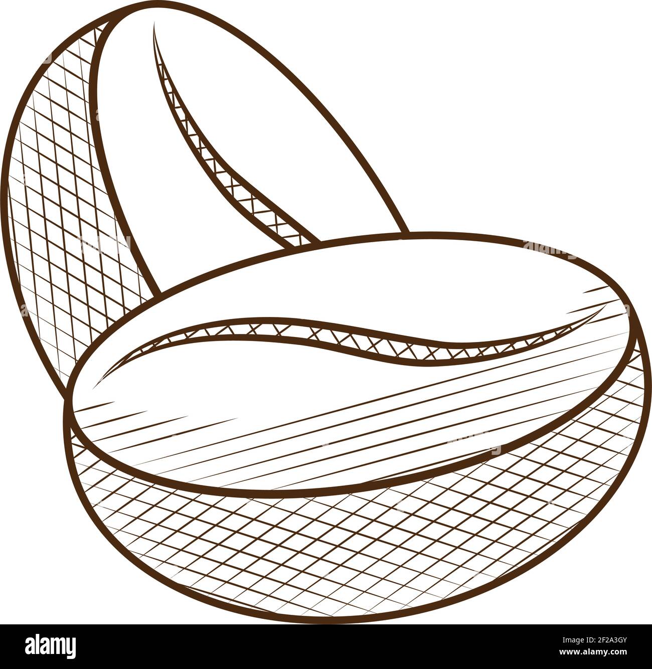 coffee beans on white background Stock Vector Image & Art - Alamy