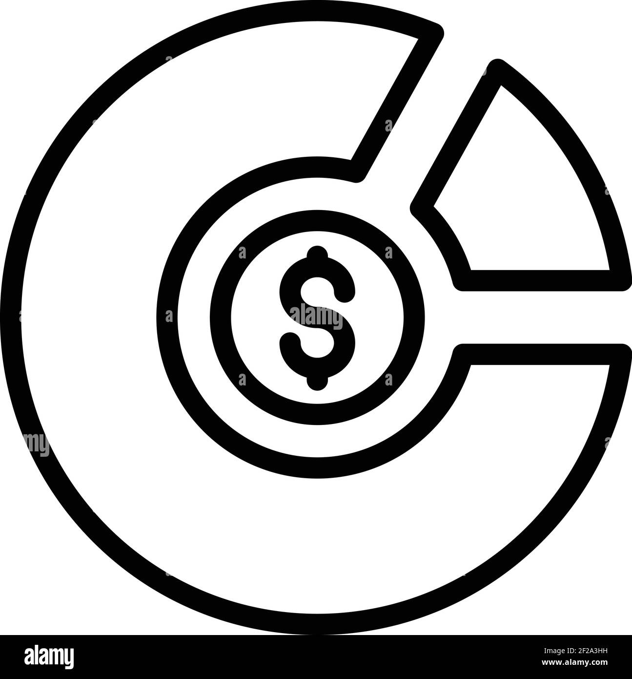 Media target audience icon. Outline media target audience vector icon