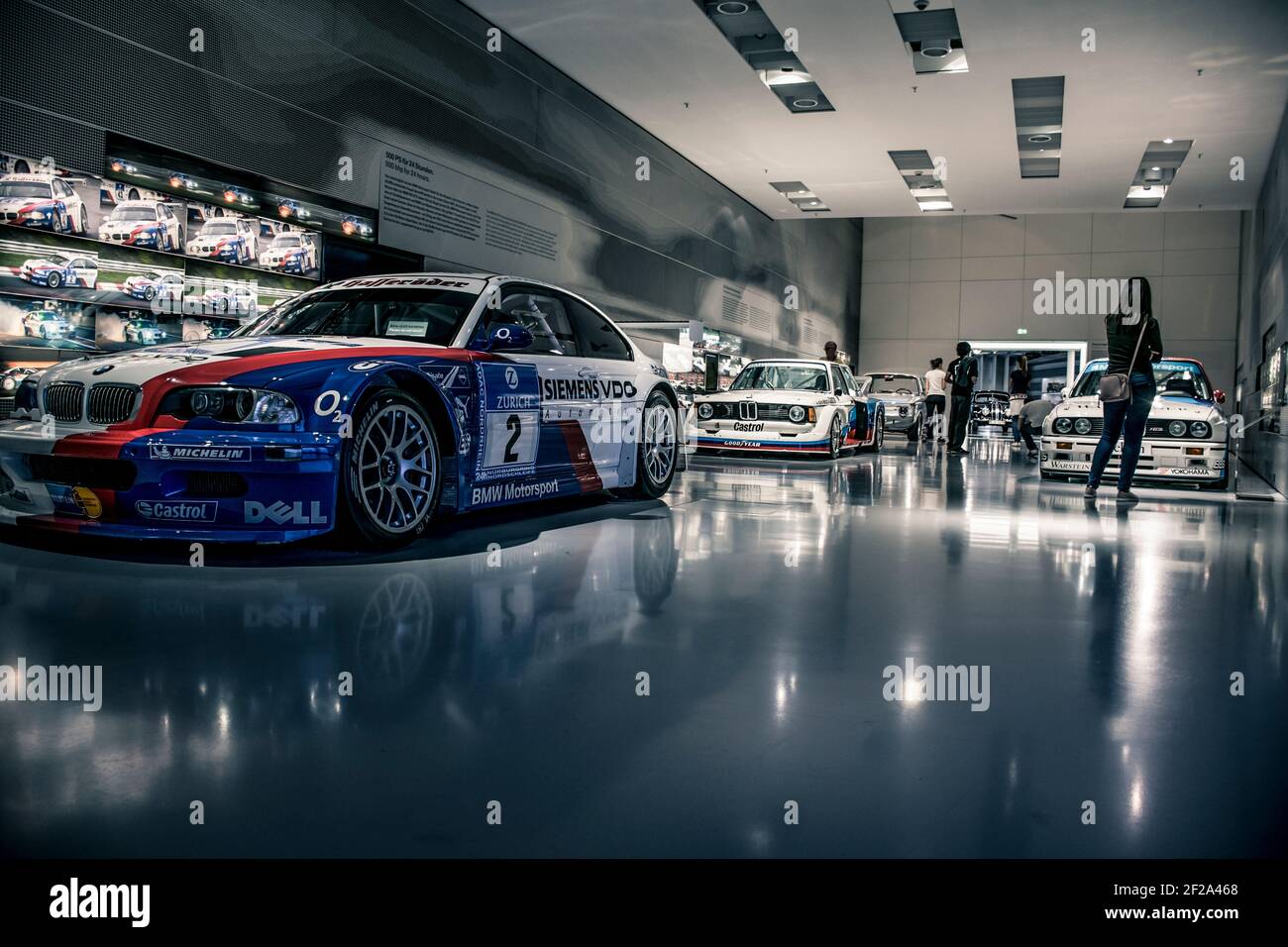 Munich/ Germany - May, 24 2019:1989 BMW M3 Group A DTM 2.3 (Drivers: Ravaglia, Cecotto, Soper, Giroix) in BMW Museum/ BMW Welt Stock Photo