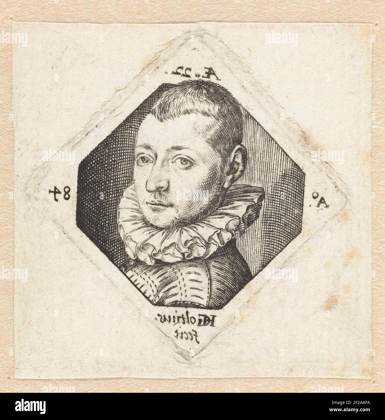 Portrait of Cornelis Cornelisz. Van Haarlem at the age of 22. Fruit