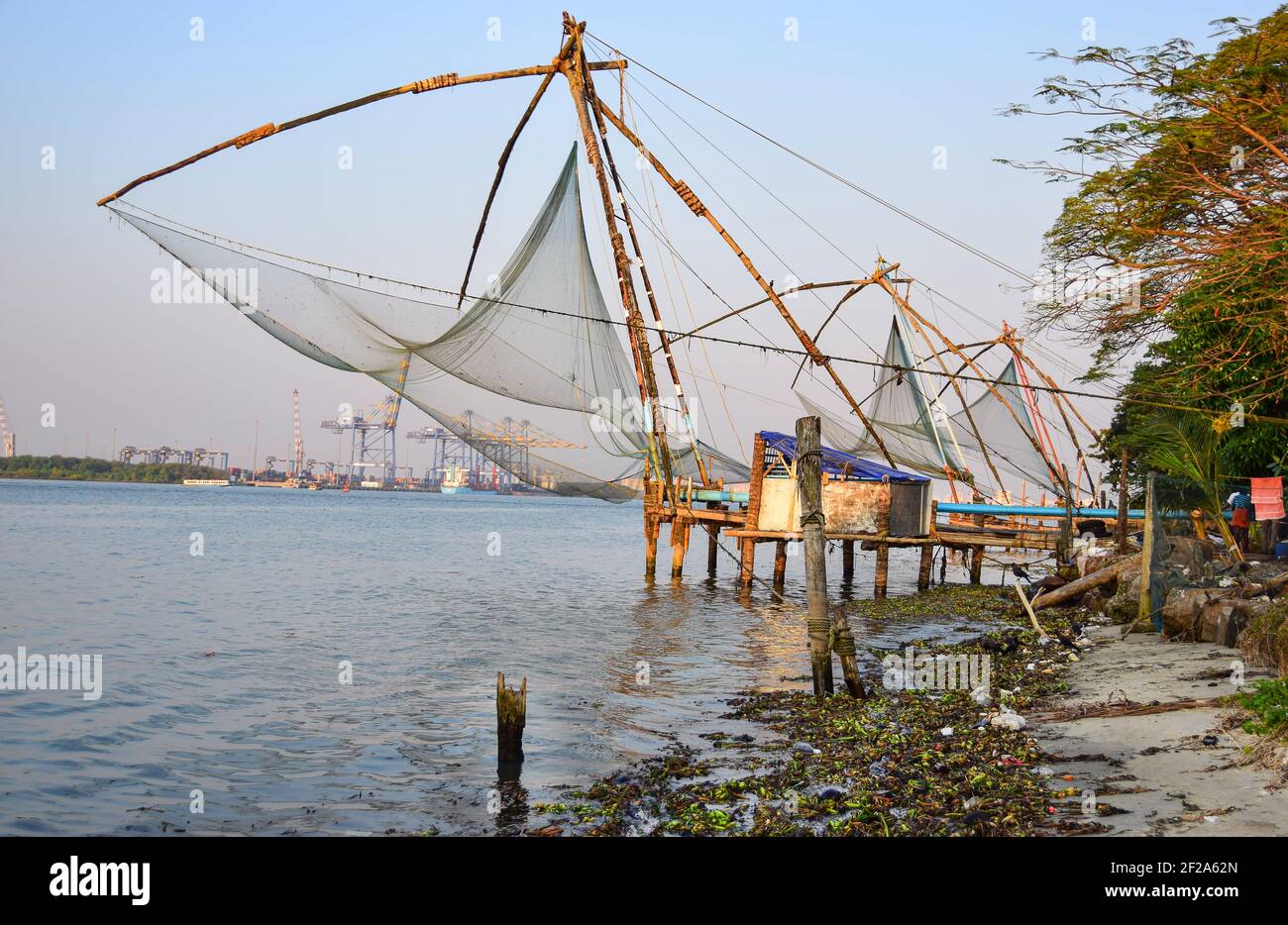 Chinese Fishing Nets, Kochi, Cochin, Kerala, India Stock Photo Alamy