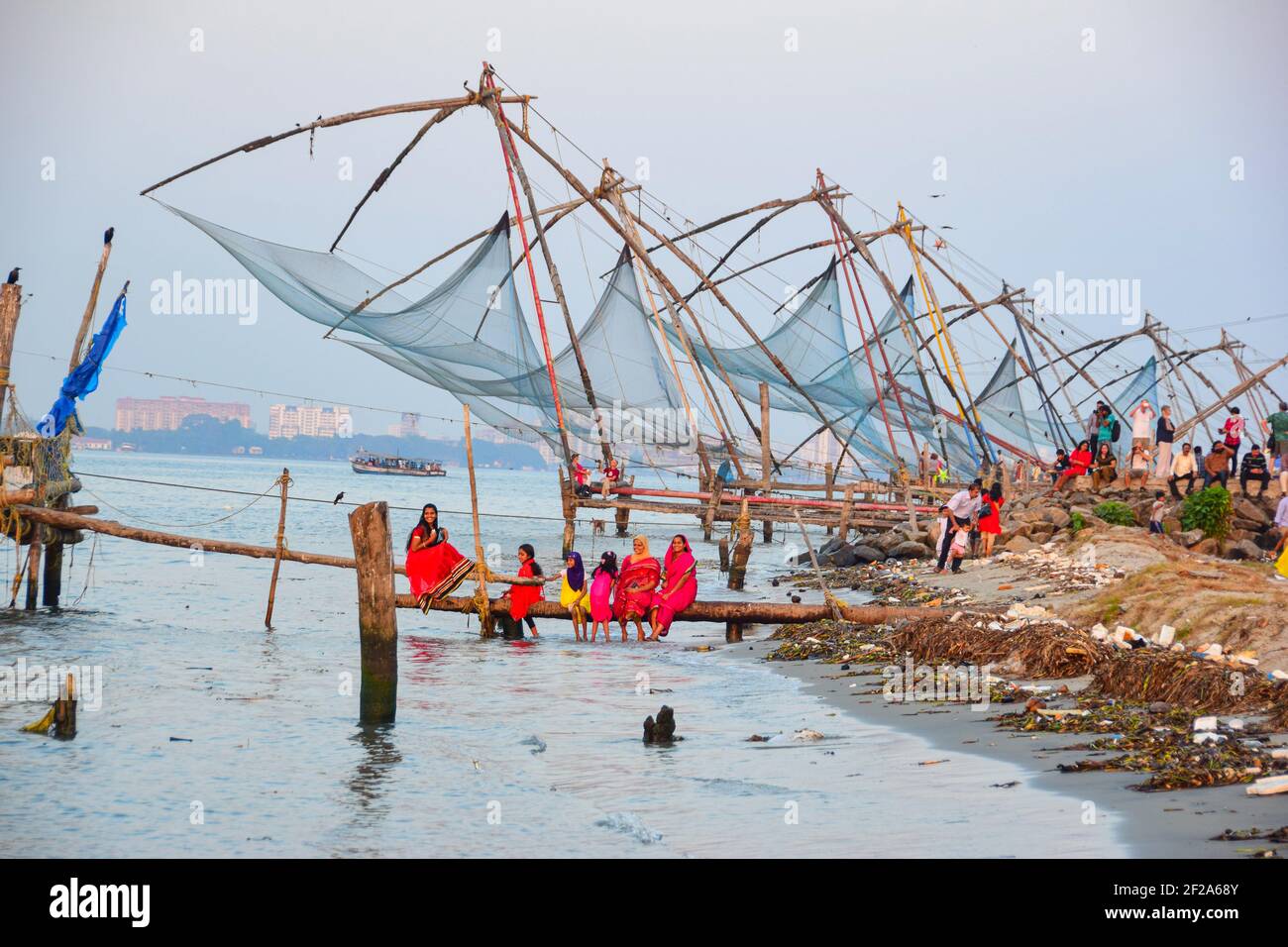 Chinese Fishing Nets, Kochi, Cochin, Kerala, India Stock Photo Alamy