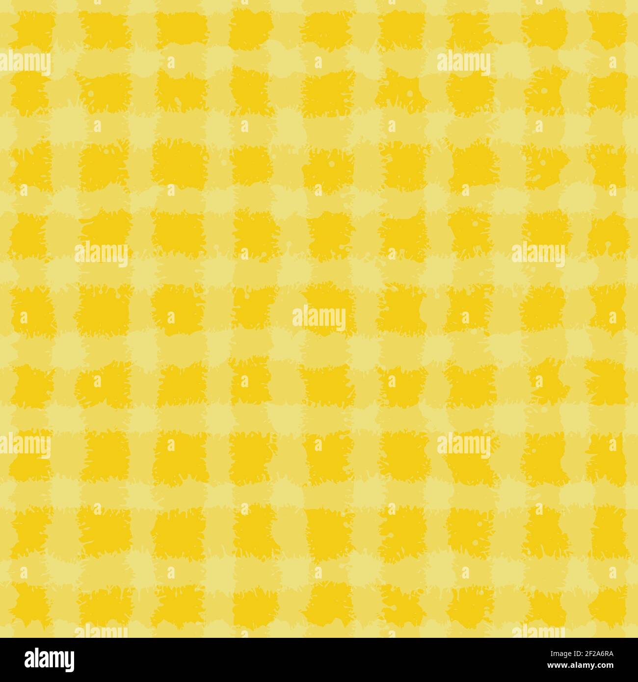 yellow plaid seamless vector pattern Stock Vector