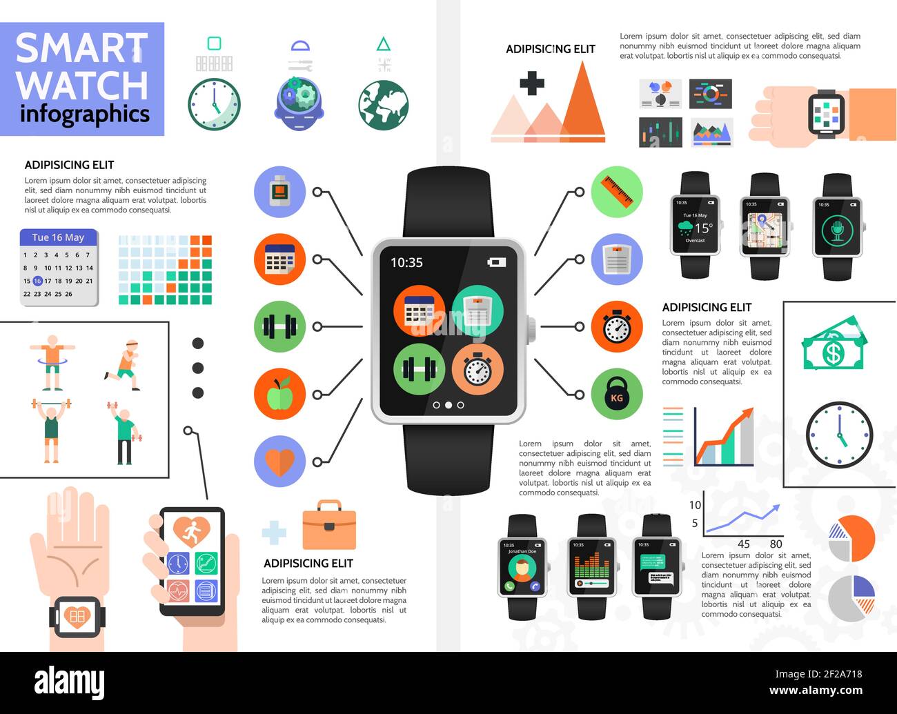 Smartwatch diagram hires stock photography and images Alamy