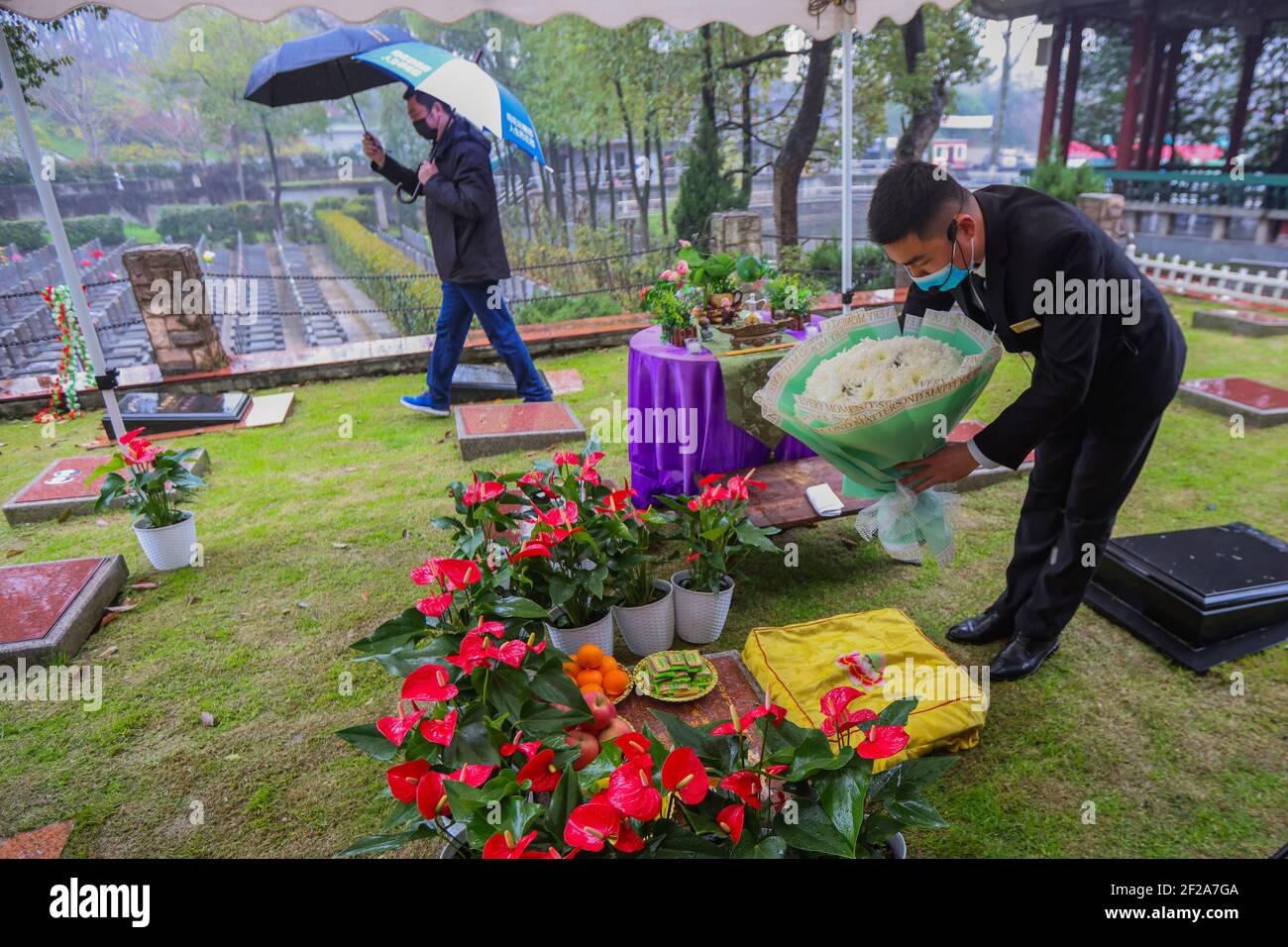 Nanjing city, east China's Jiangsu province, 11 March 2021 An online