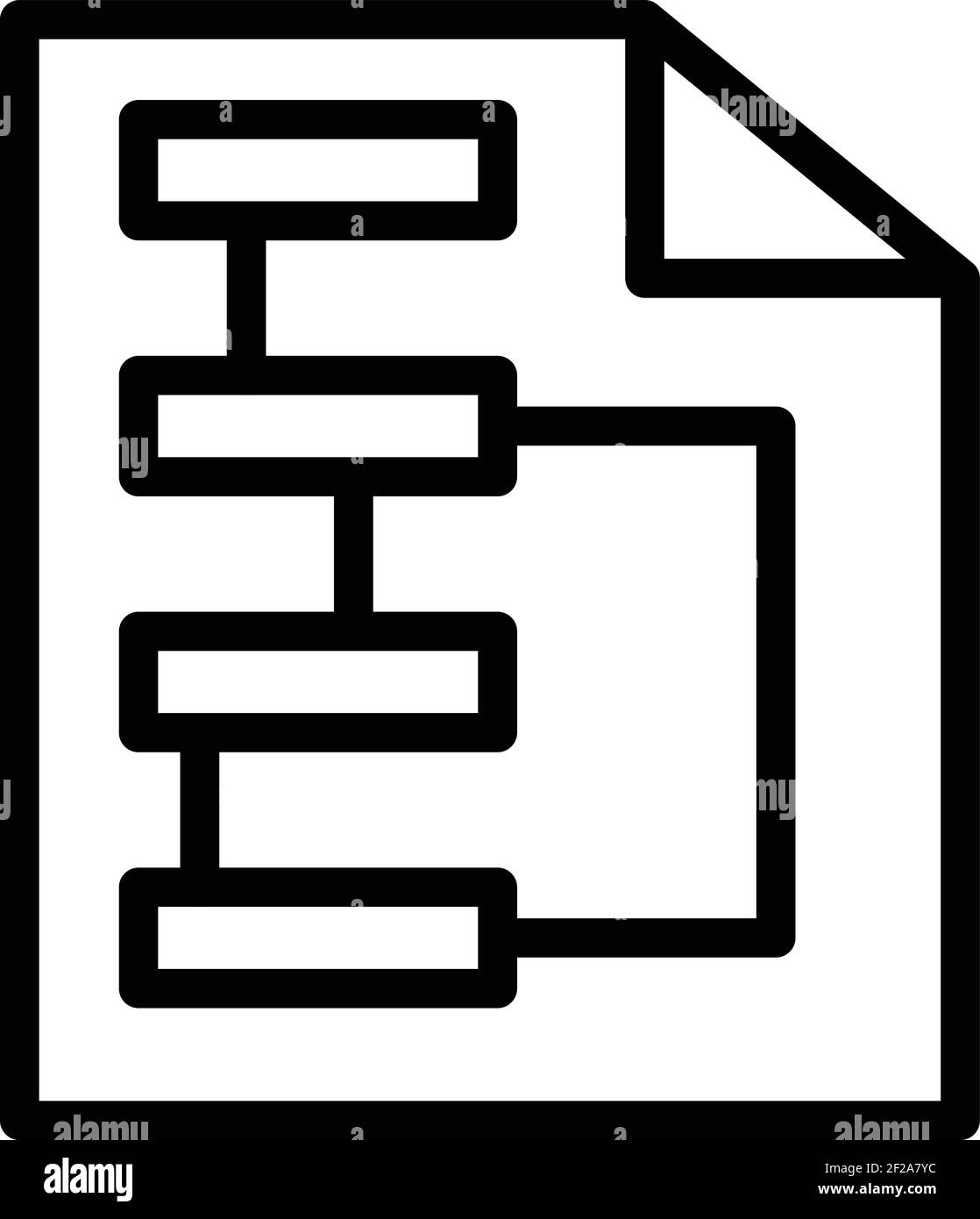 Software interface icon. Outline Software interface vector icon for web ...