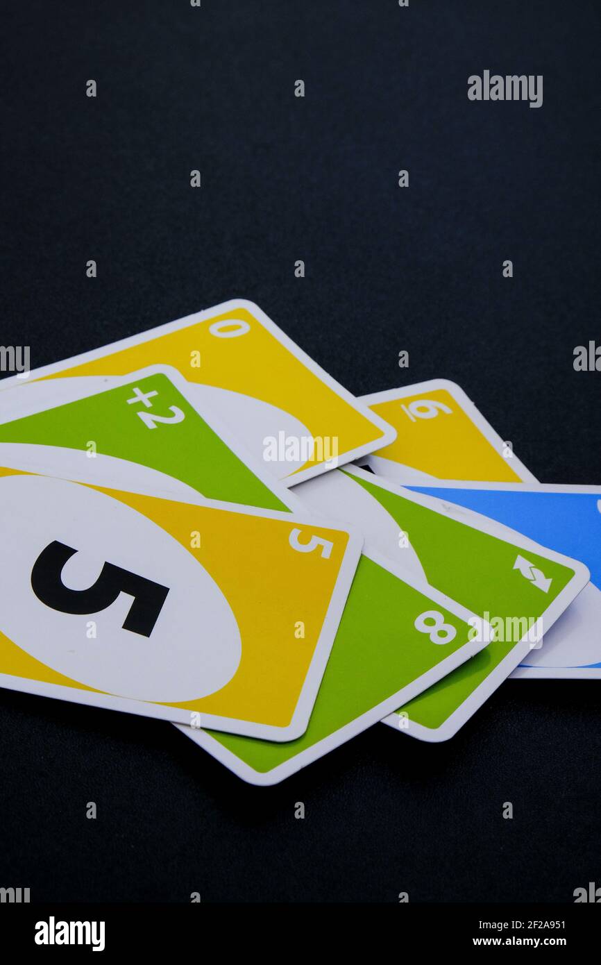 Uno Junior card game in a box Stock Photo - Alamy