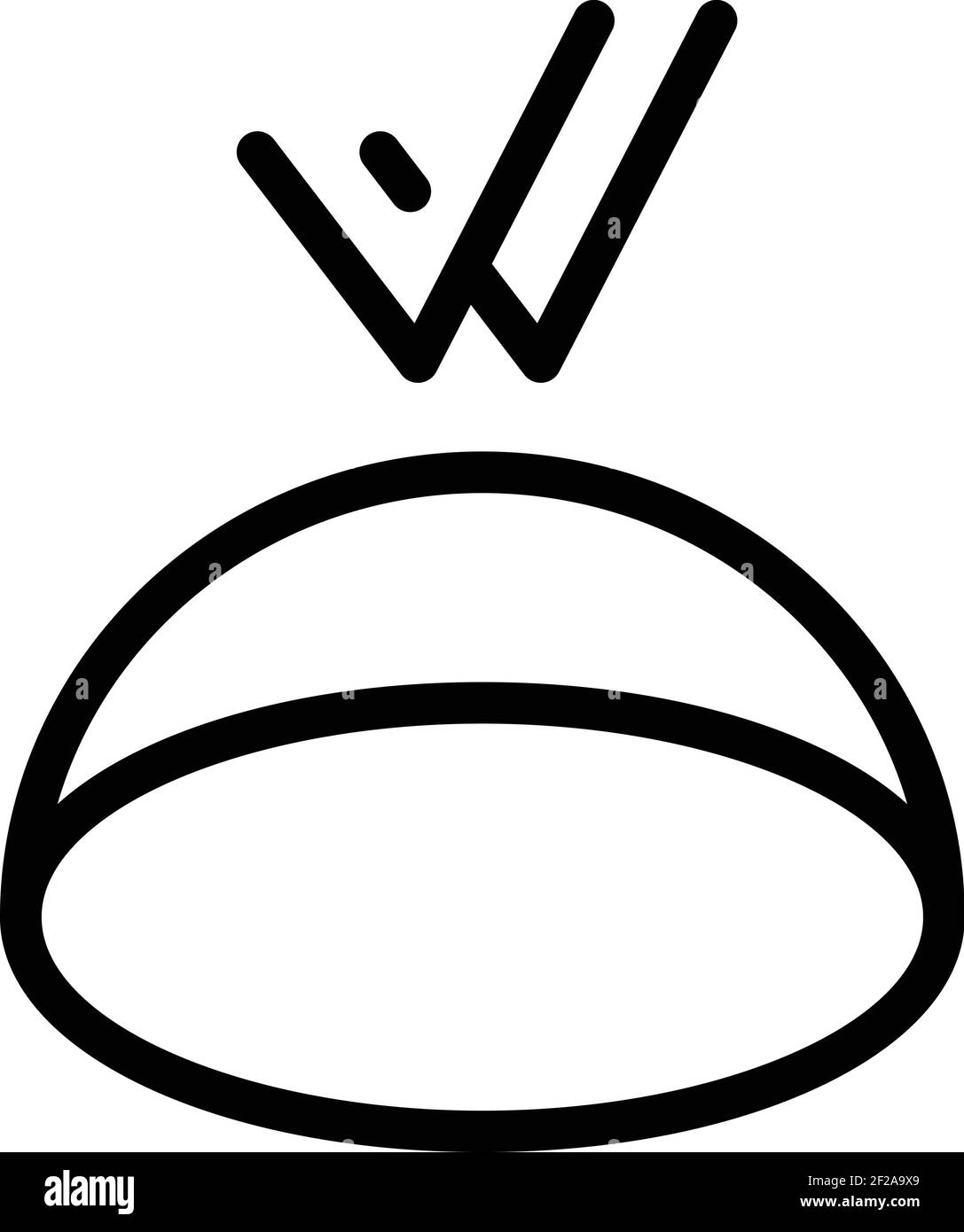 Modern eye lens reflection icon. Outline Modern eye lens reflection ...