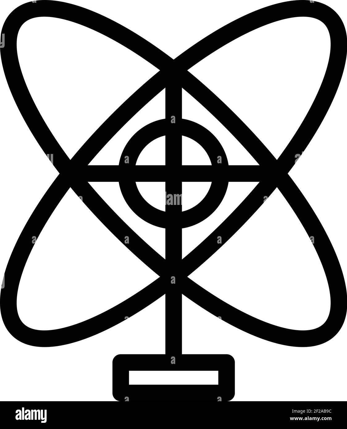 Perpetual motion equipment icon. Outline Perpetual motion equipment ...