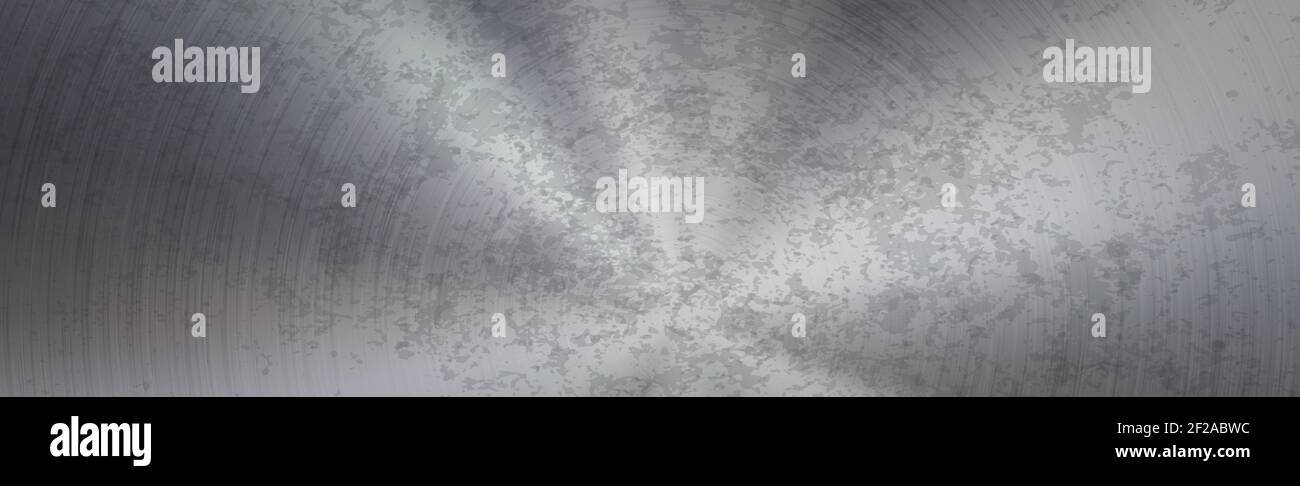 Panoramic metal background with rust - Vector Stock Vector