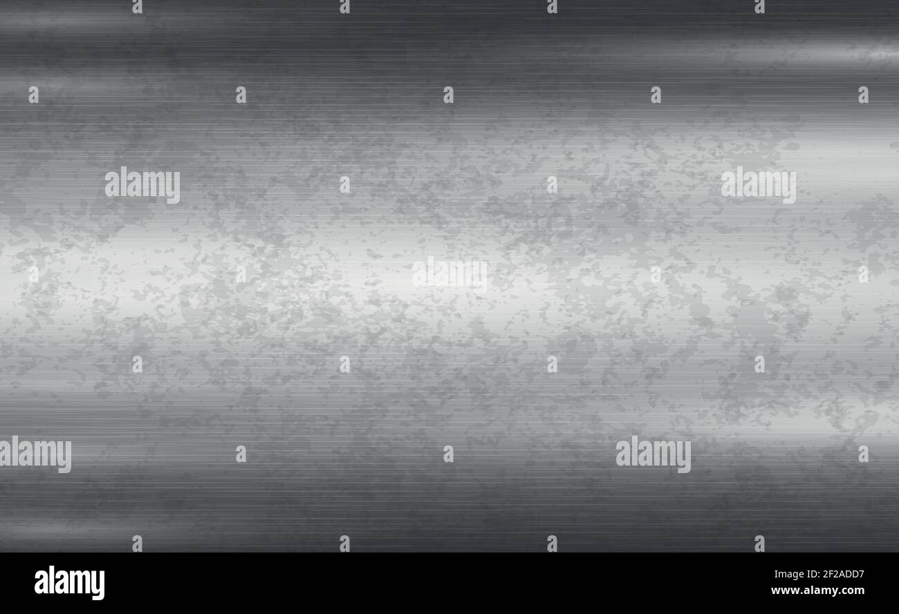 Panoramic metal background with rust - Vector Stock Vector