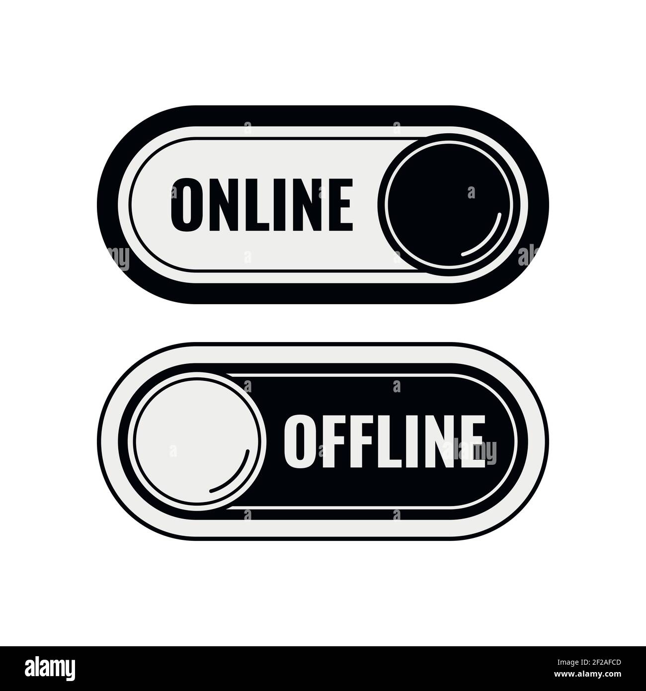 Du Bist Offline. überprüfe Die Verbindung. Wiederholen Offline Symbol