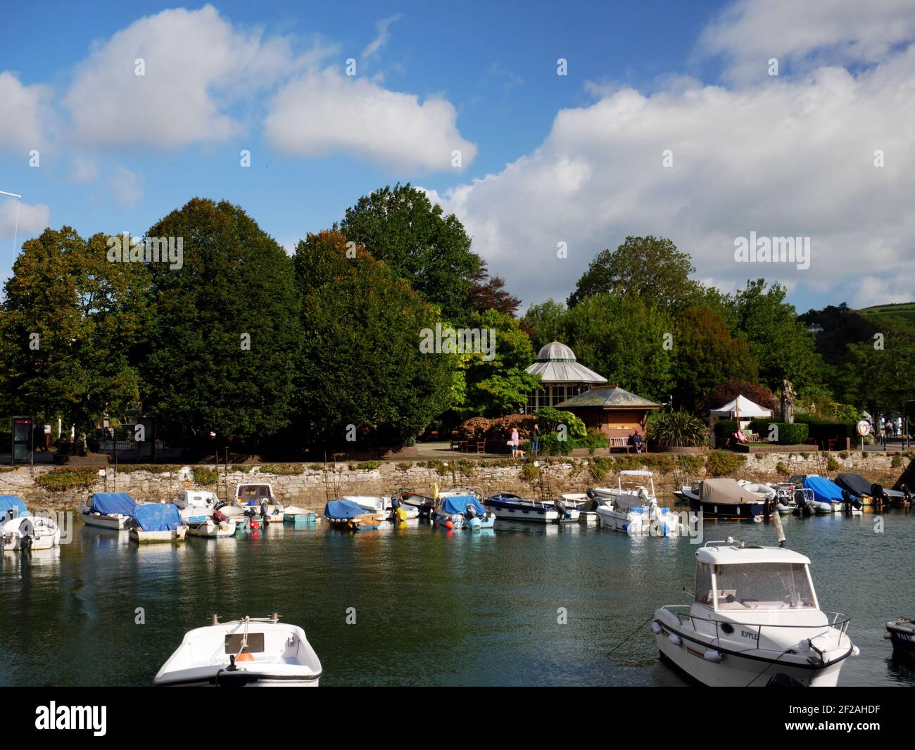 Royal Avenue Gardens, Dartmouth, Devon Stock Photo Alamy
