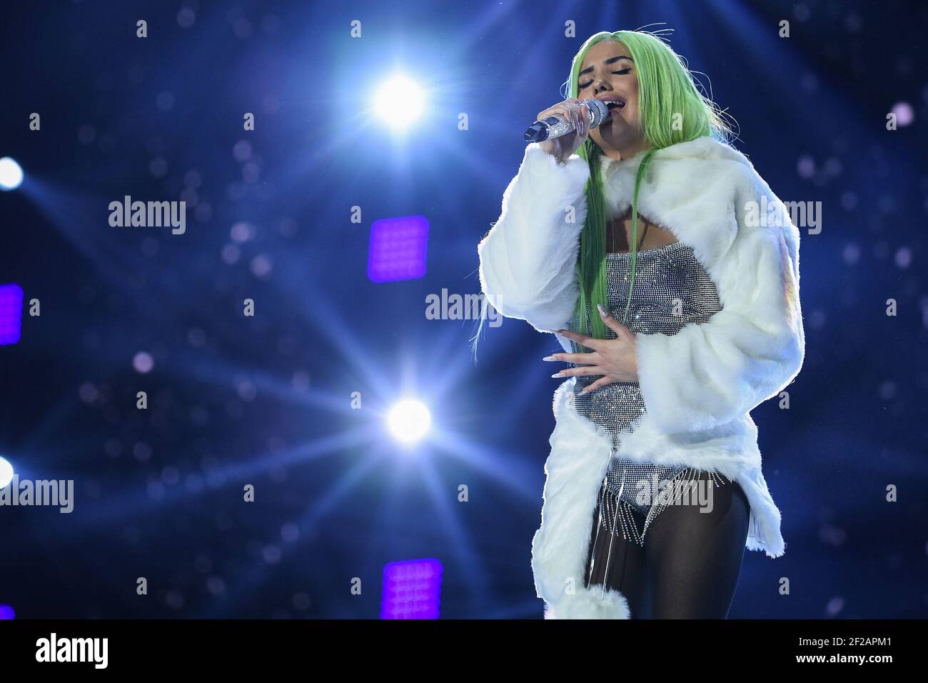 Performing on stage london arena hi res stock photography and