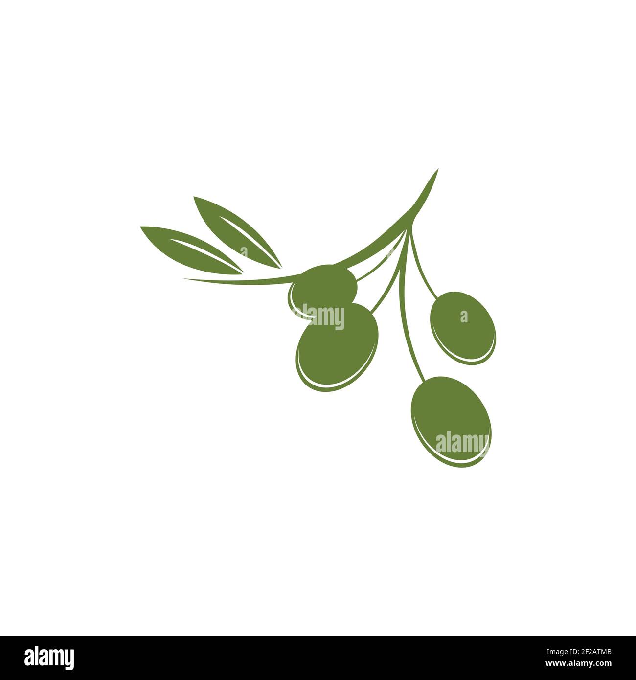 Olive logo template vector icon illustration design Stock Vector Image ...