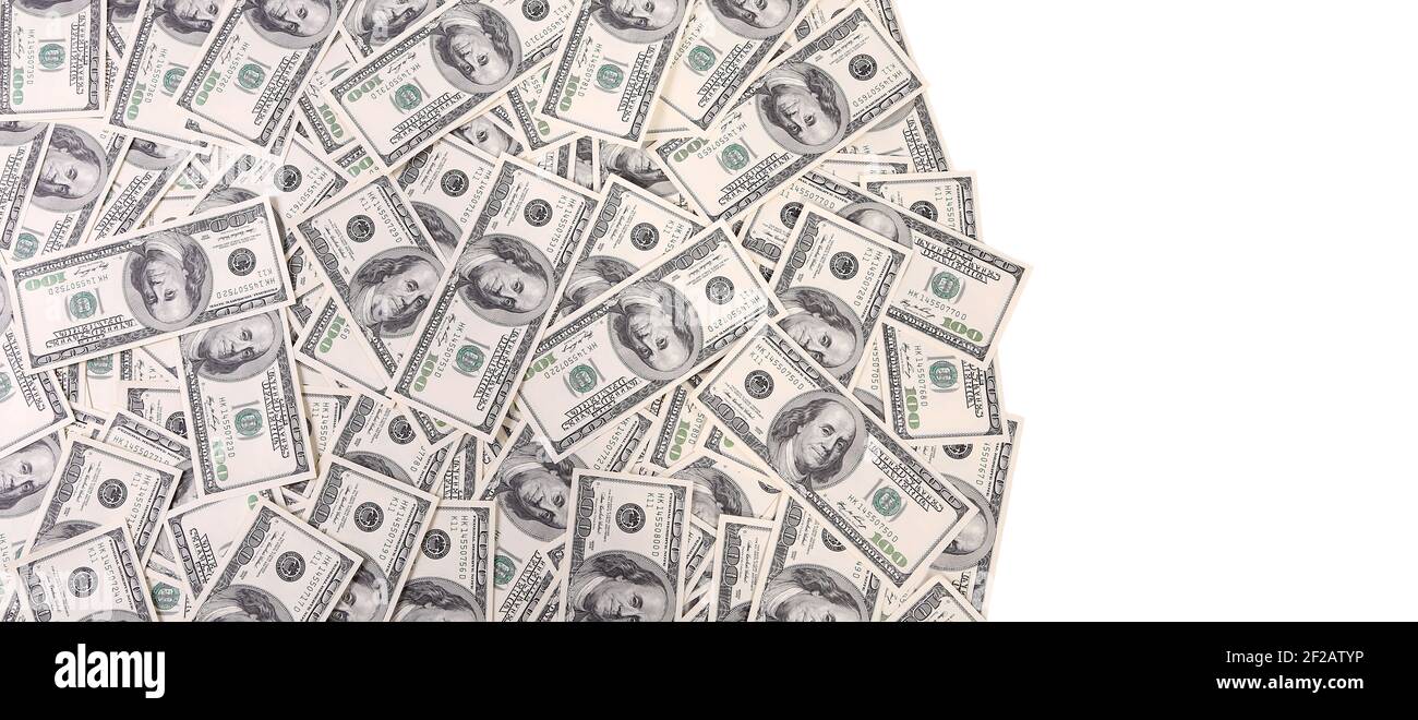 One hundred dollar bills close up, U.S. currency Stock Photo - Alamy