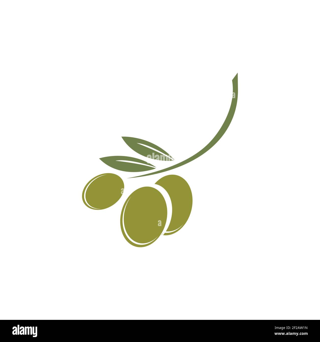 Olive logo template vector icon illustration design Stock Vector Image ...