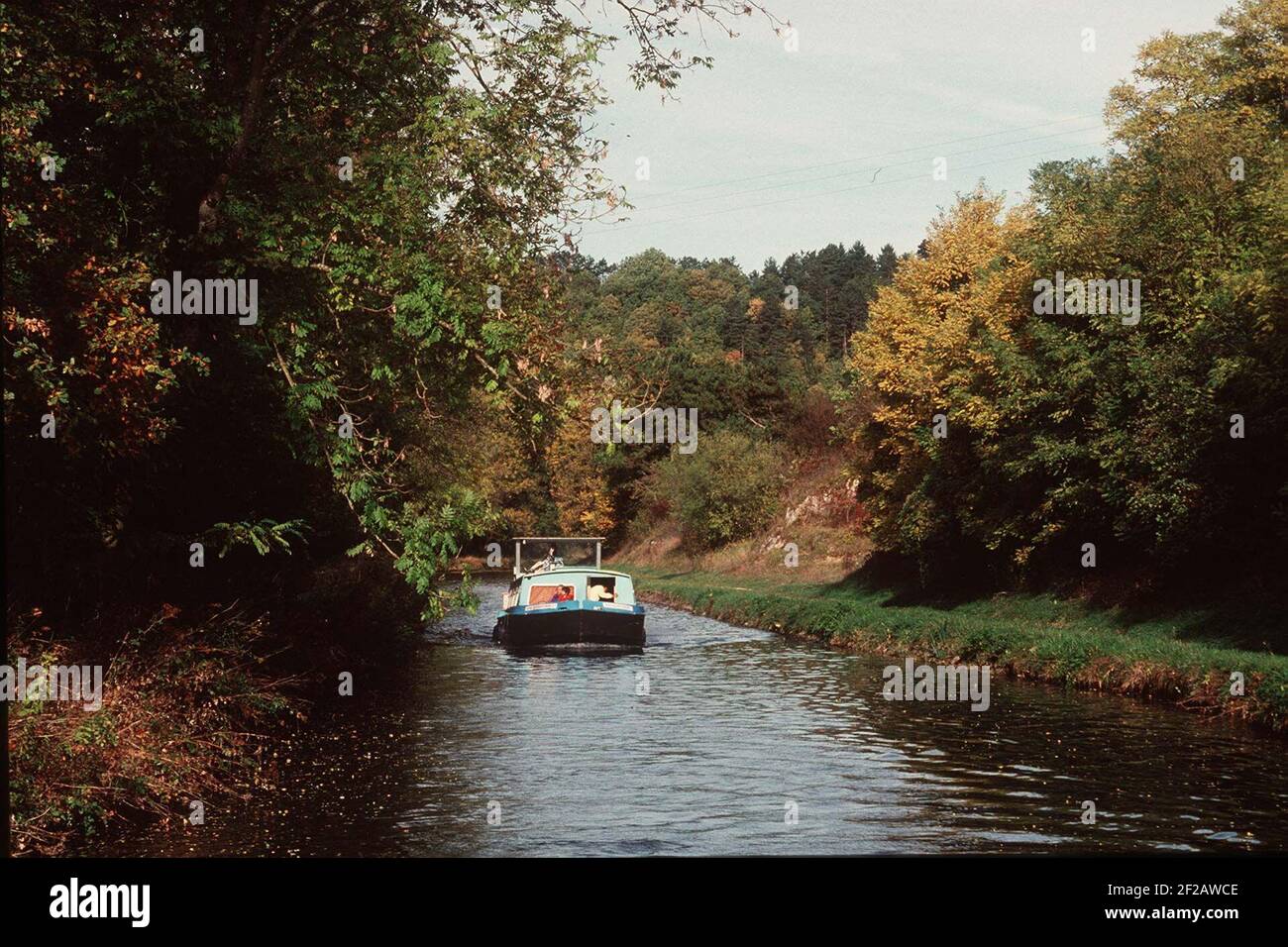 FRANCE  CANAL DEU NIVERNAIS  NEAR AUXERRE Stock Photo