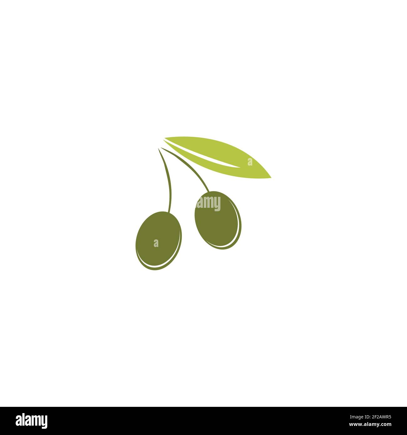 Olive logo template vector icon illustration design Stock Vector Image ...