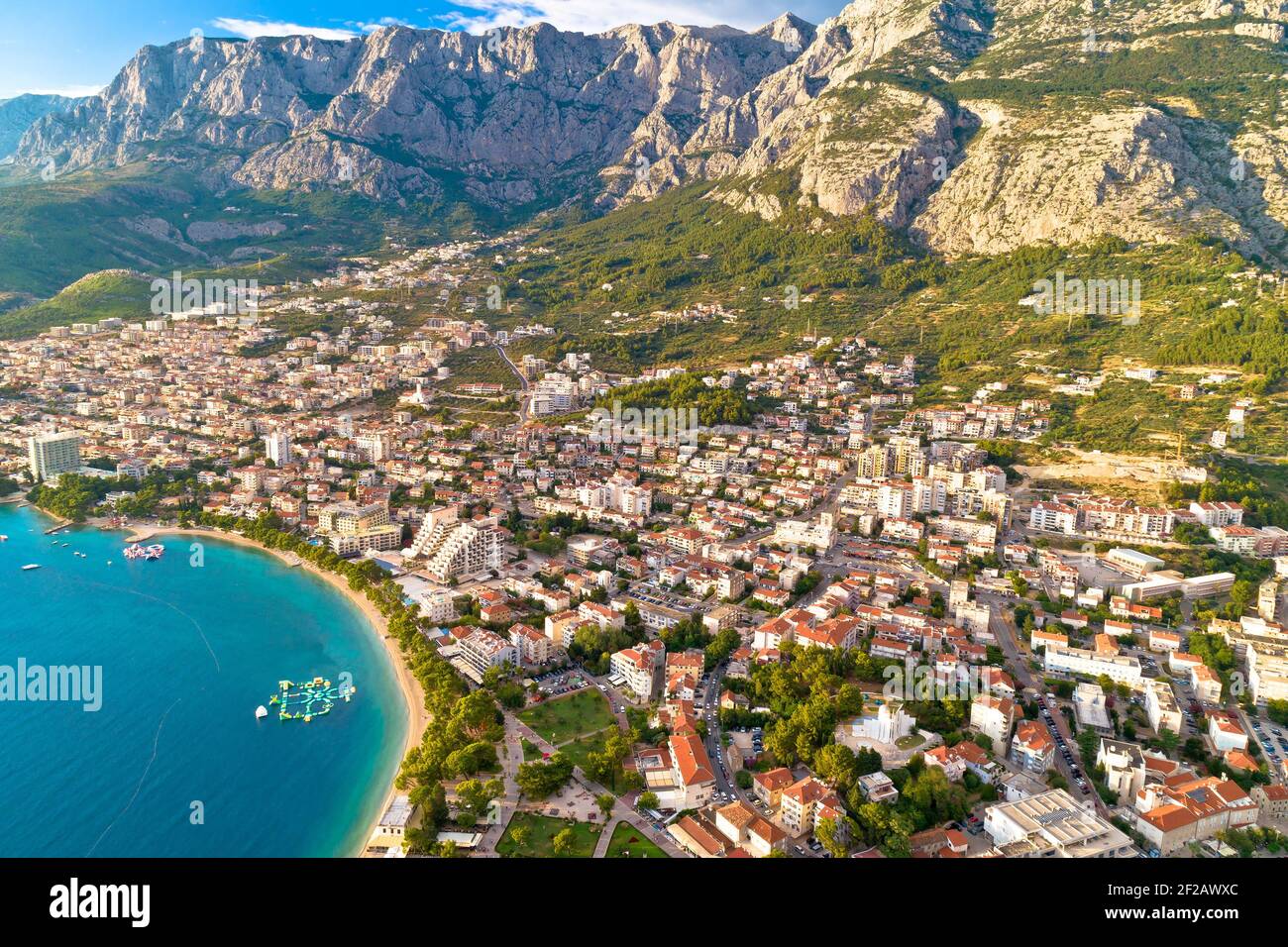 Makarska, general view, Dalmatia, Austro-Hungary