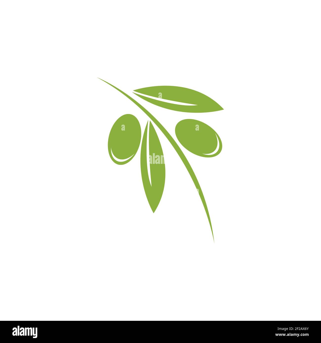 Olive logo template vector icon illustration design Stock Vector Image ...