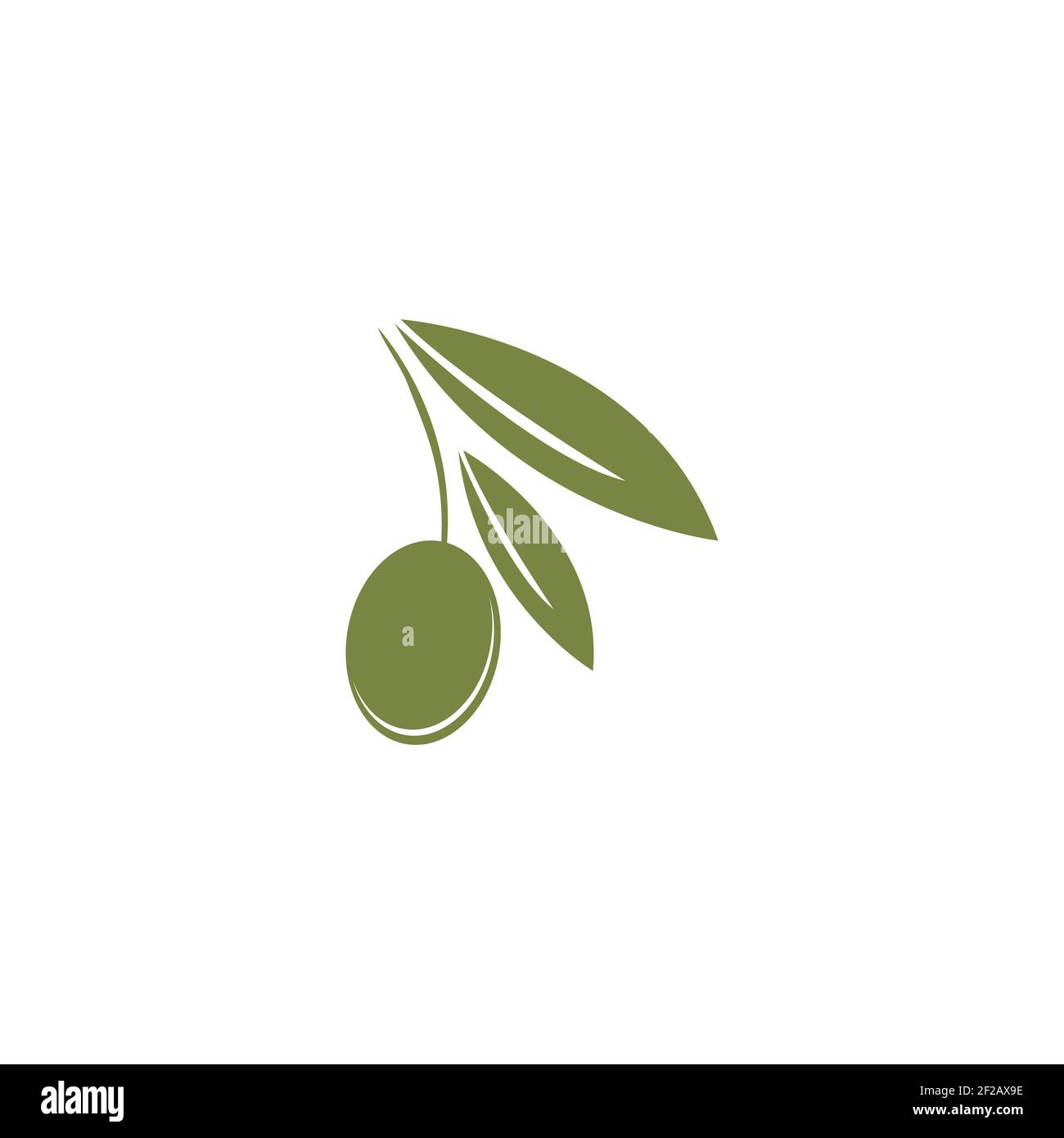 Olive logo template vector icon illustration design Stock Vector Image ...