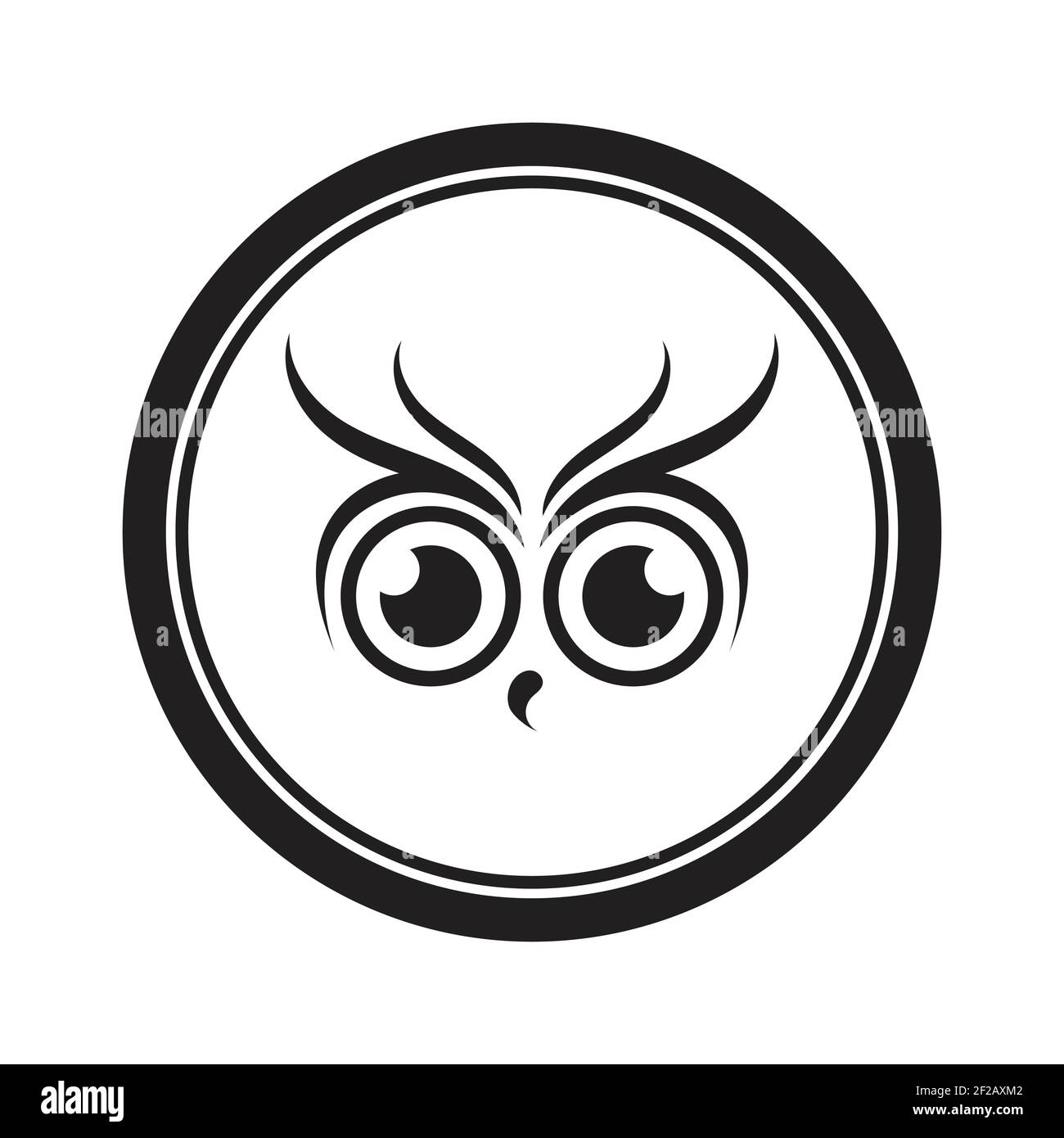 Owl logo and icon concept. Logo available in vector. Stock Vector