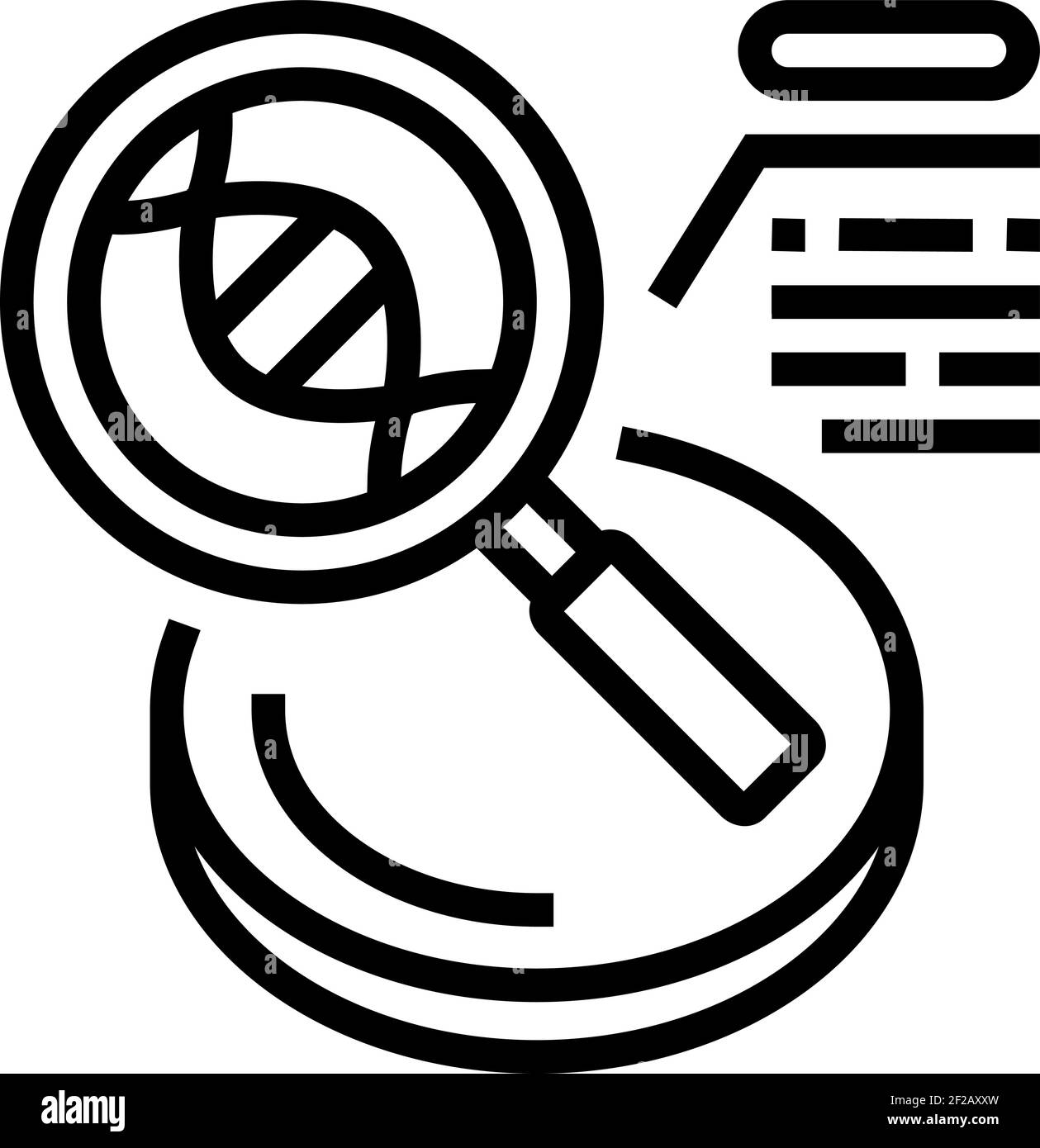 Researching Genetic Molecule Line Icon Vector Illustration Stock Vector Image Art Alamy Researching Genetic Molecule Line Icon Vector Illustration Stock Vector Image Art Alamy