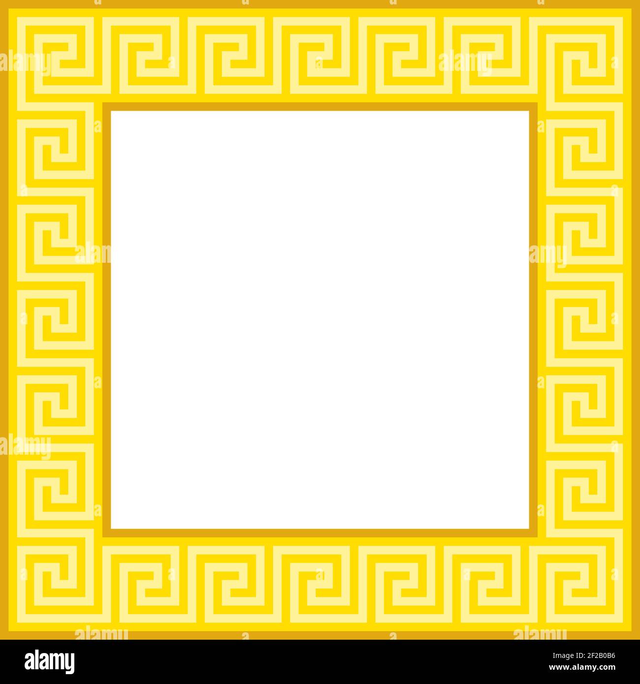 Vector traditional geometric frame design Stock Vector Image & Art - Alamy