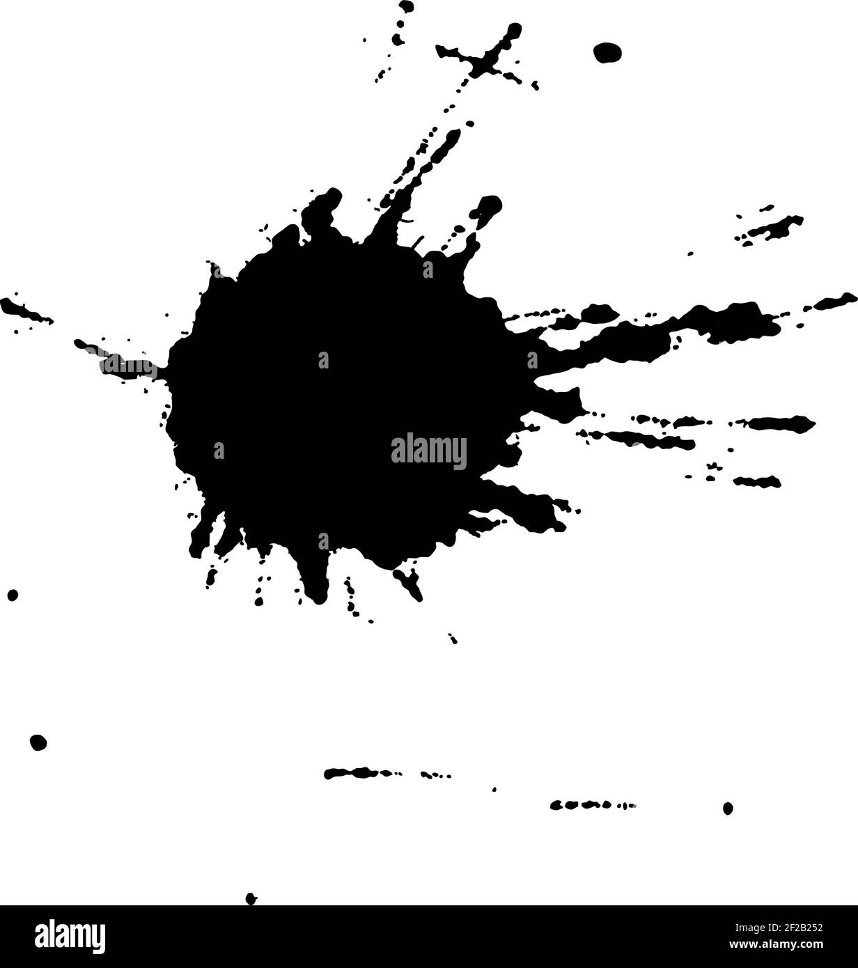 Drop of color with splashes Stock Vector Image & Art - Alamy