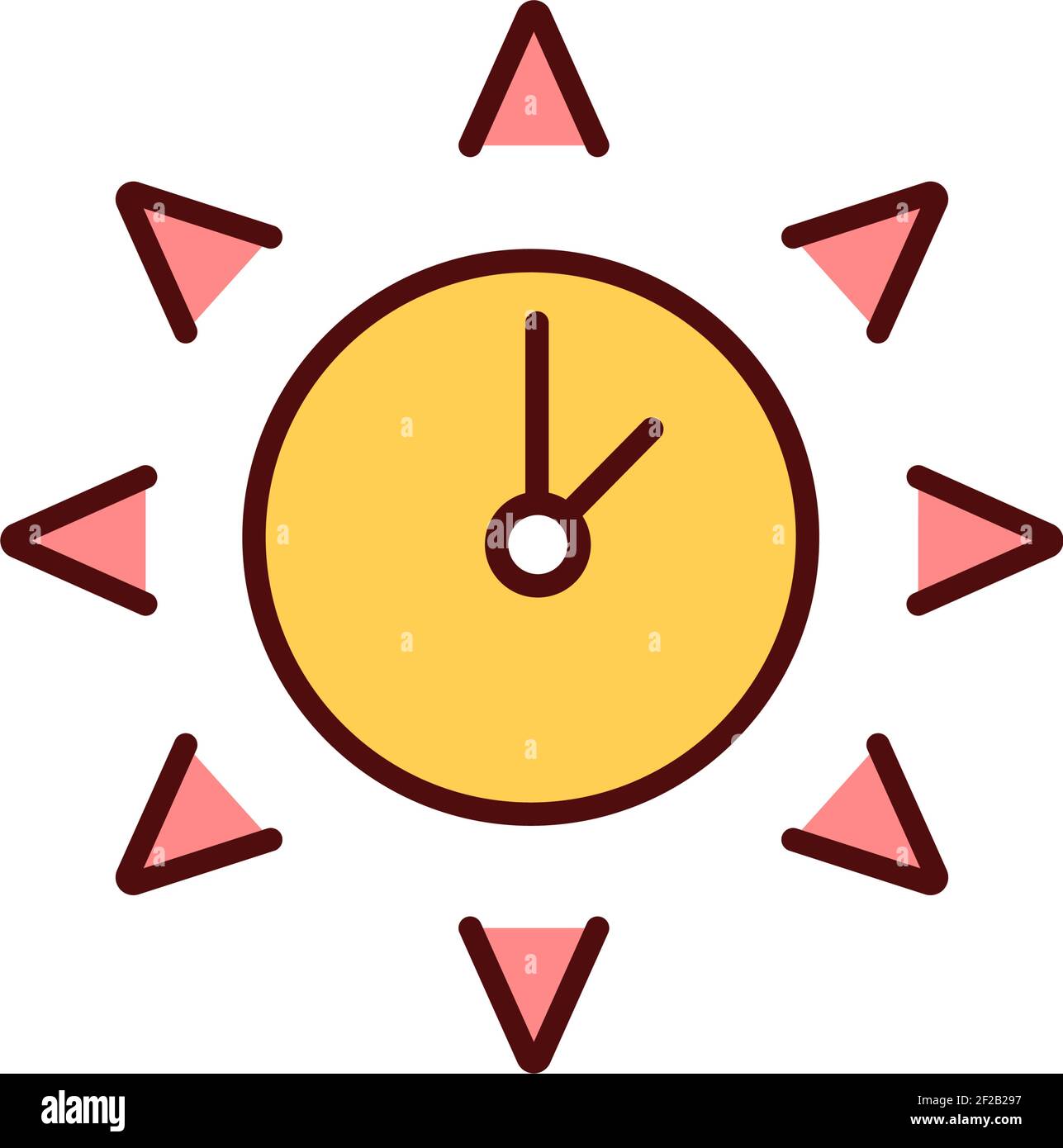 Sun safety RGB color icon Stock Vector Image & Art - Alamy