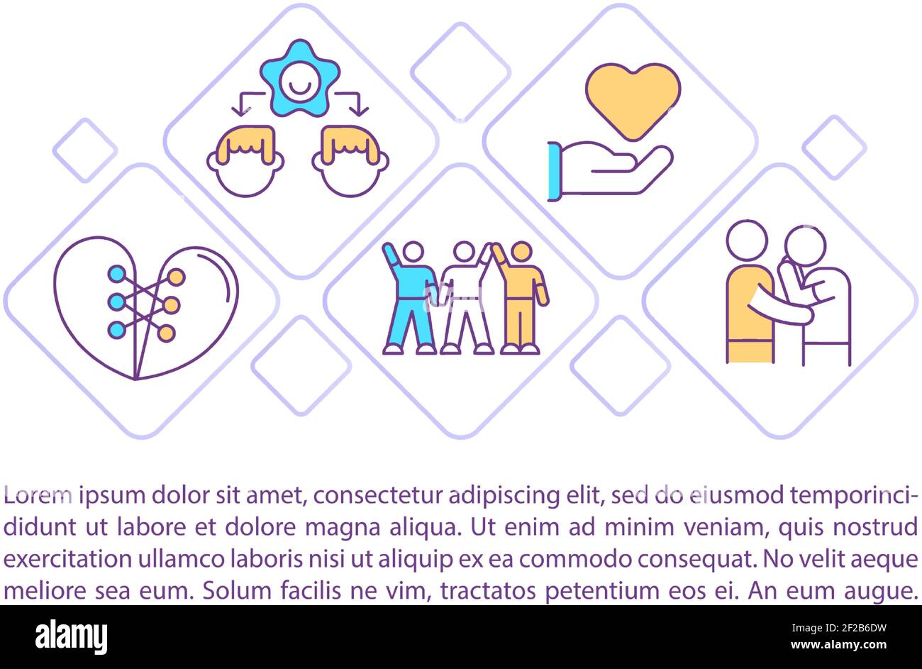 Community help text background Stock Vector Images - Alamy