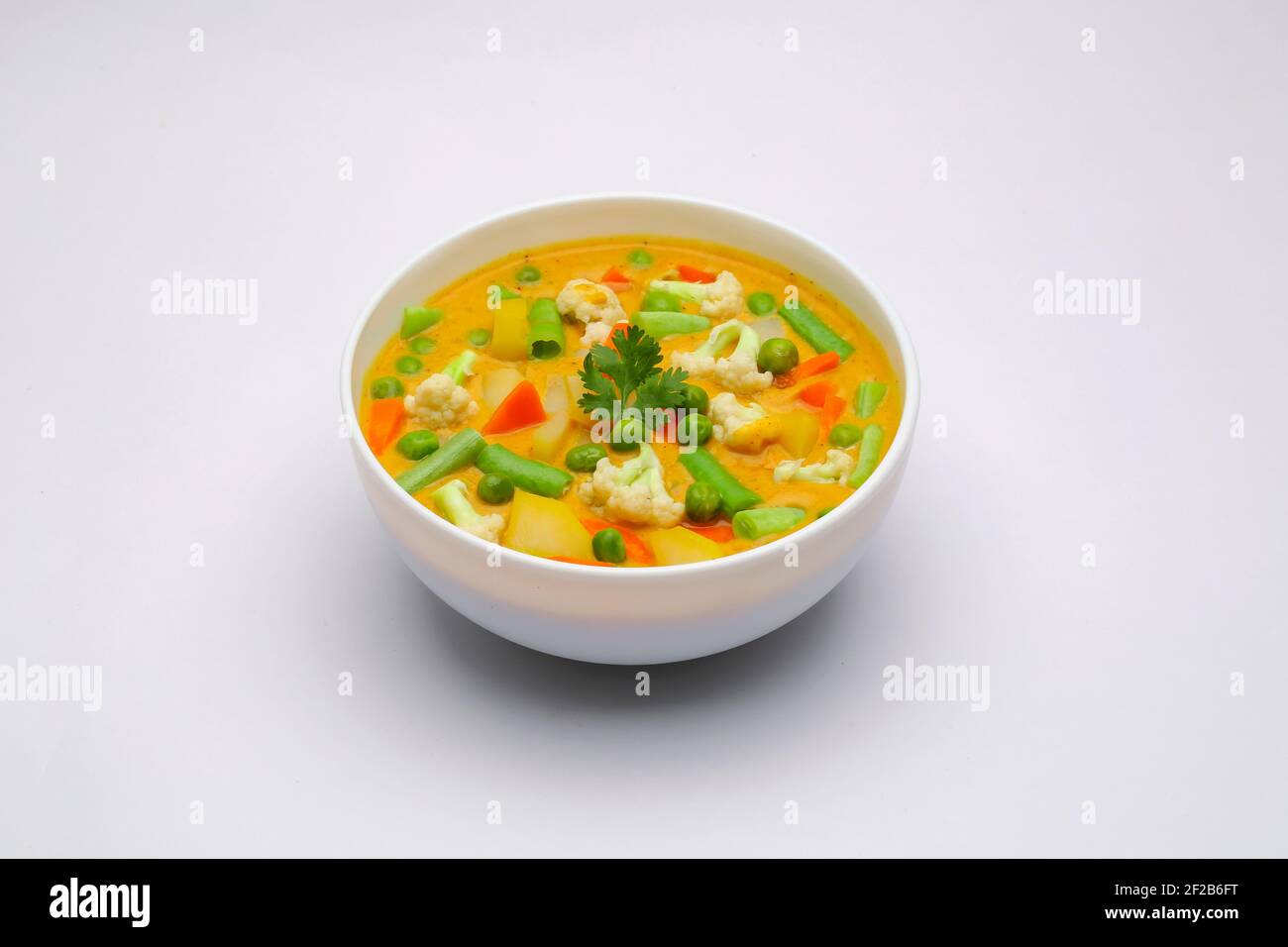 Mixed veg curry or kurma tasty indian dish made of different vegetables