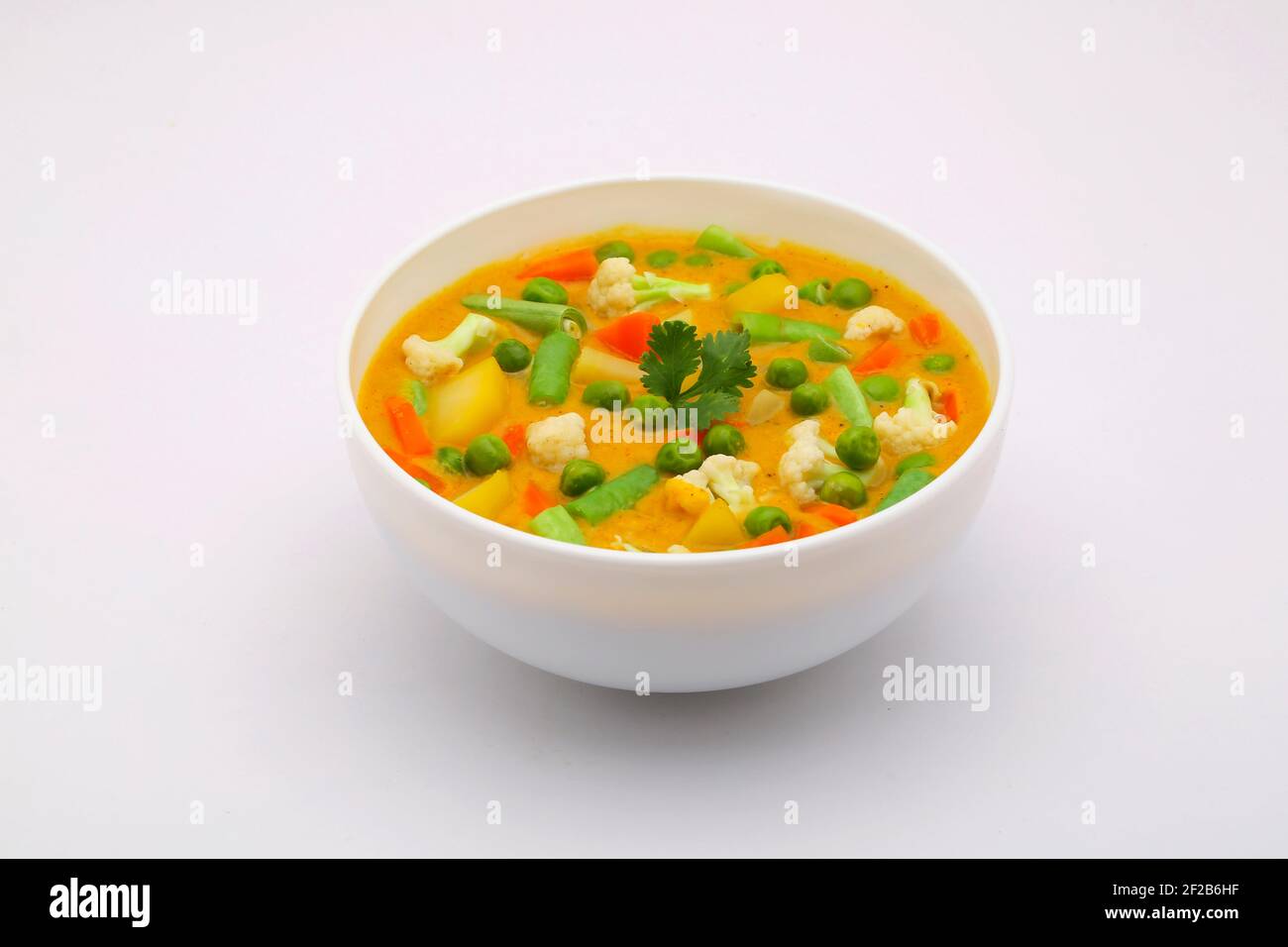 Mixed veg curry or kurma tasty indian dish made of different vegetables