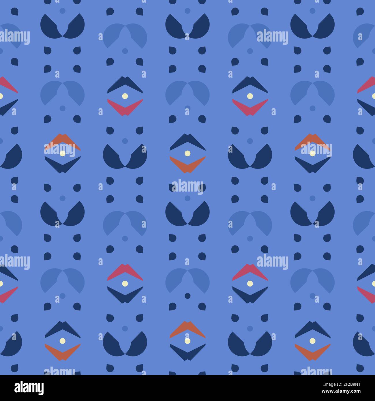 Geometric shapes on blue background hi-res stock photography and images ...