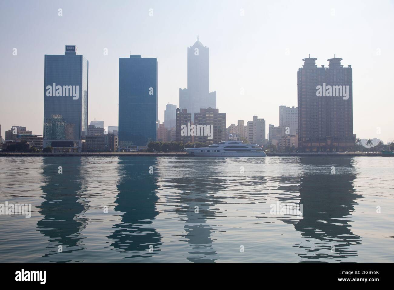 Taiwan, Kaohsiung, Love Pier Stock Photo