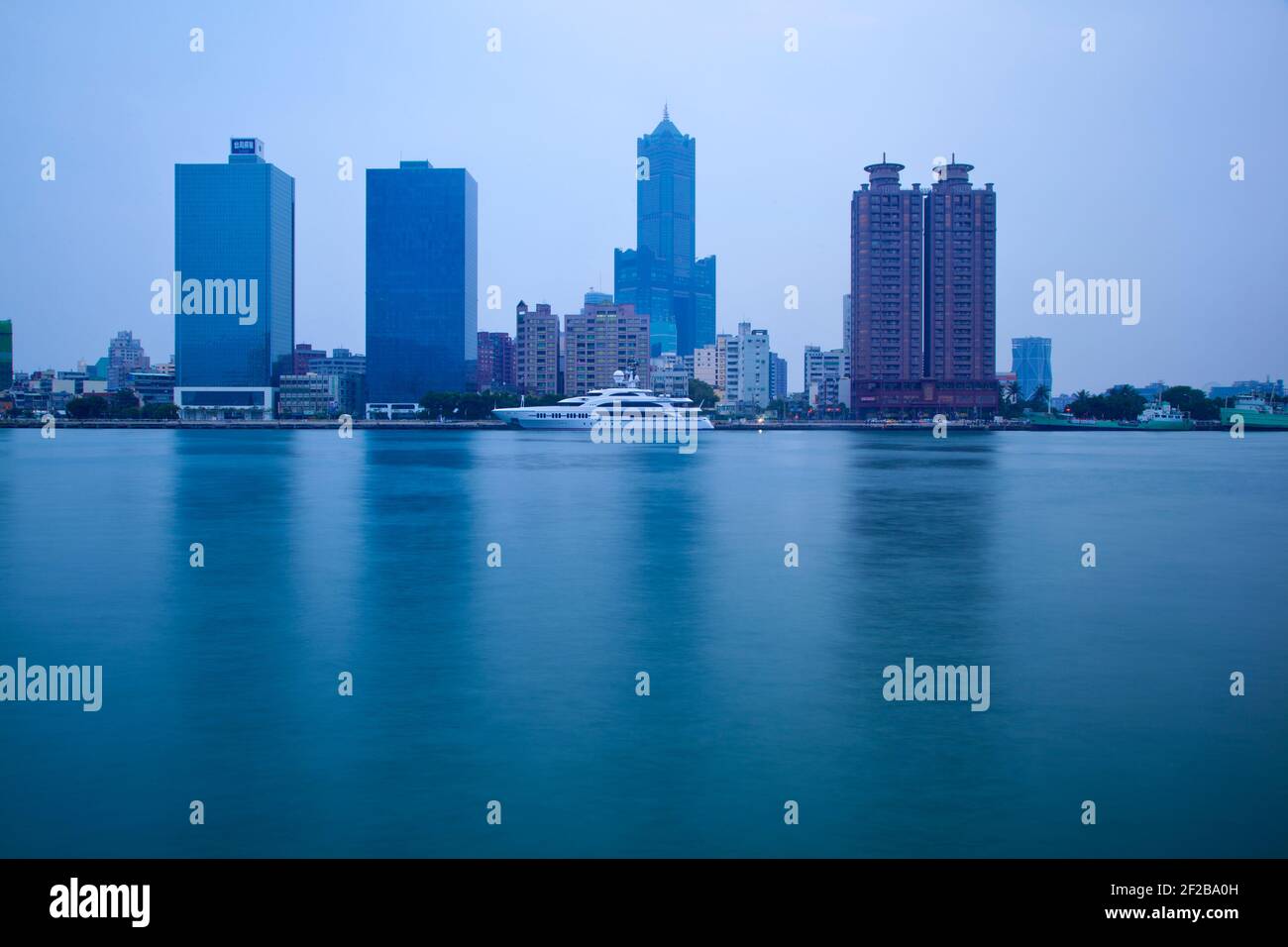Taiwan, Kaohsiung, Love Pier Stock Photo