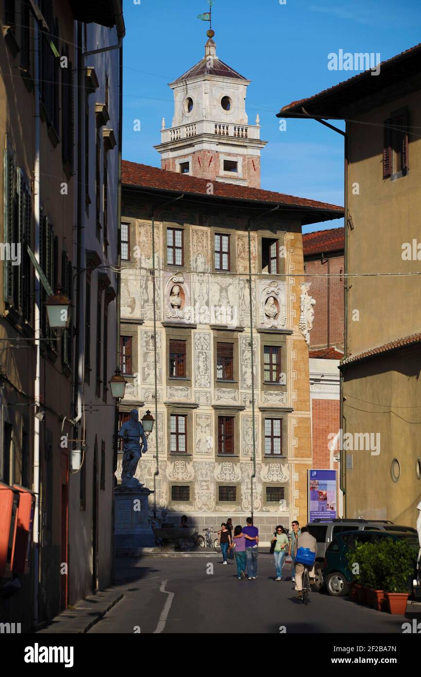 Stadtansichten von Pisa in der Toskana Stock Photo