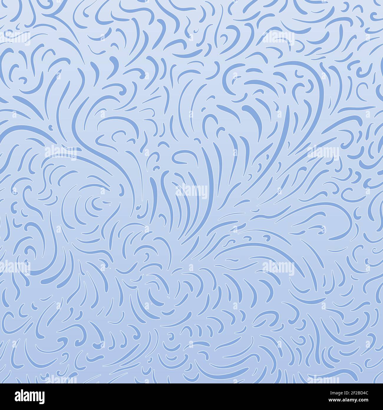 Simple freezing pattern of lines on screen, white and blue Stock Vector