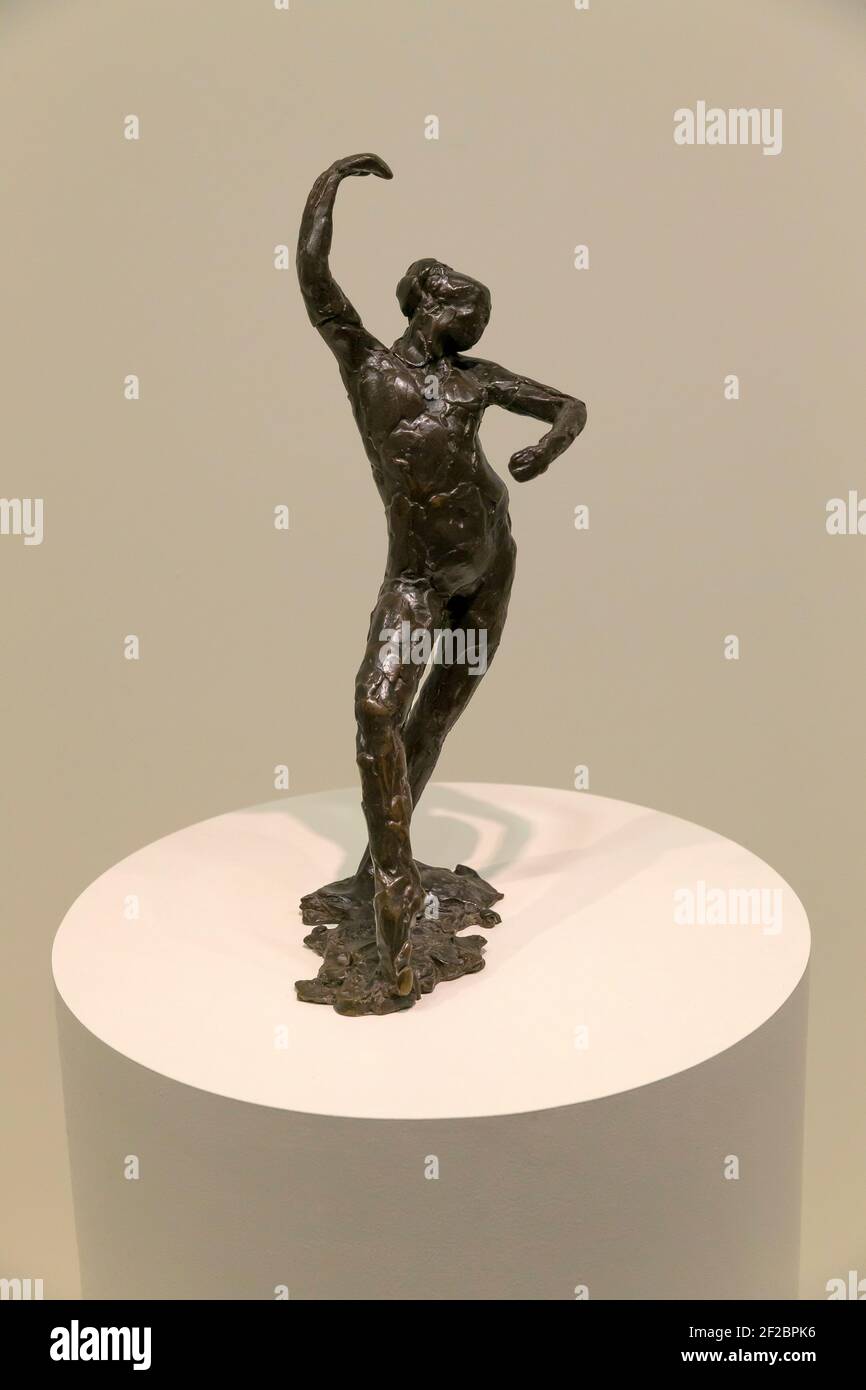 Spanish Dance, Edgar Degas, 18961911, bronze sculpture, Solomon R