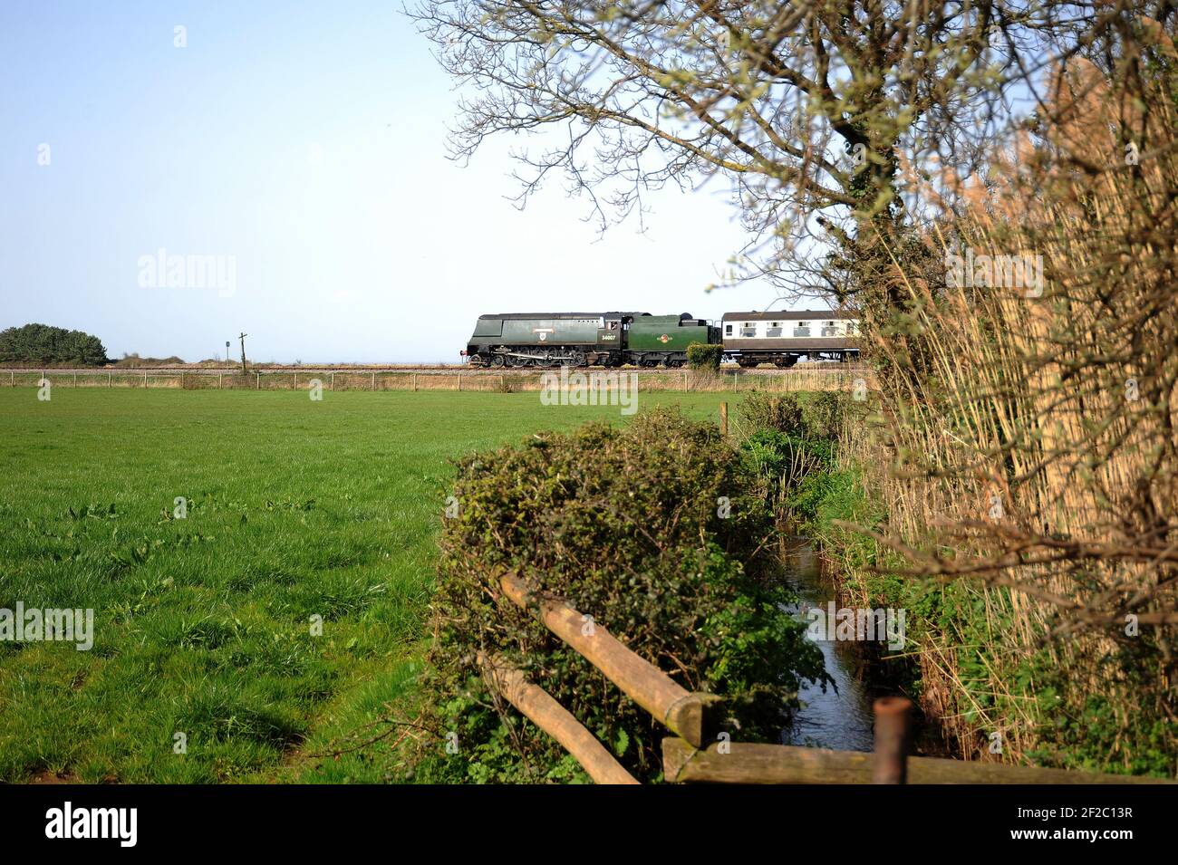 "Wadebridge" leaving Blue Anchor with a Lydeard Minehead