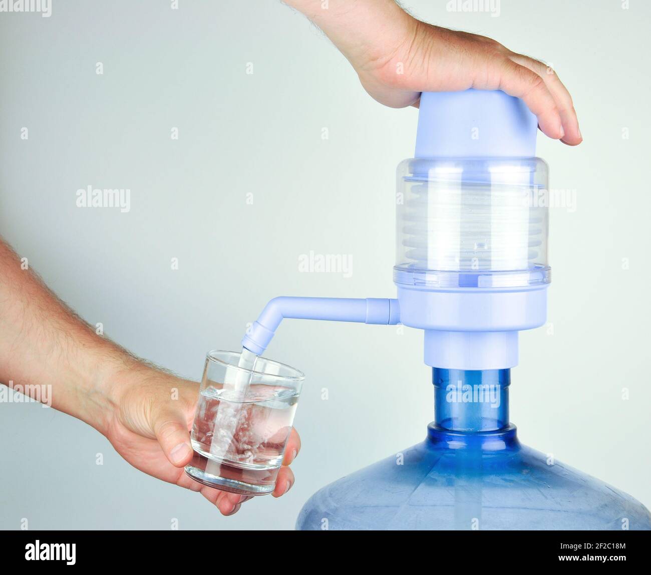 Hand water pump. Water pump for home and office use. Drinking Water