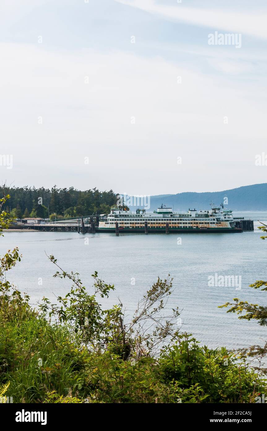 View Of The Anacortes Ferry Terminal And Hyak Ferry From A Housing 